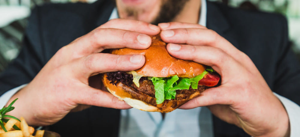 Amerikanische Küche in einem Foodtruck