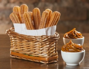 Churros mit Zutaten